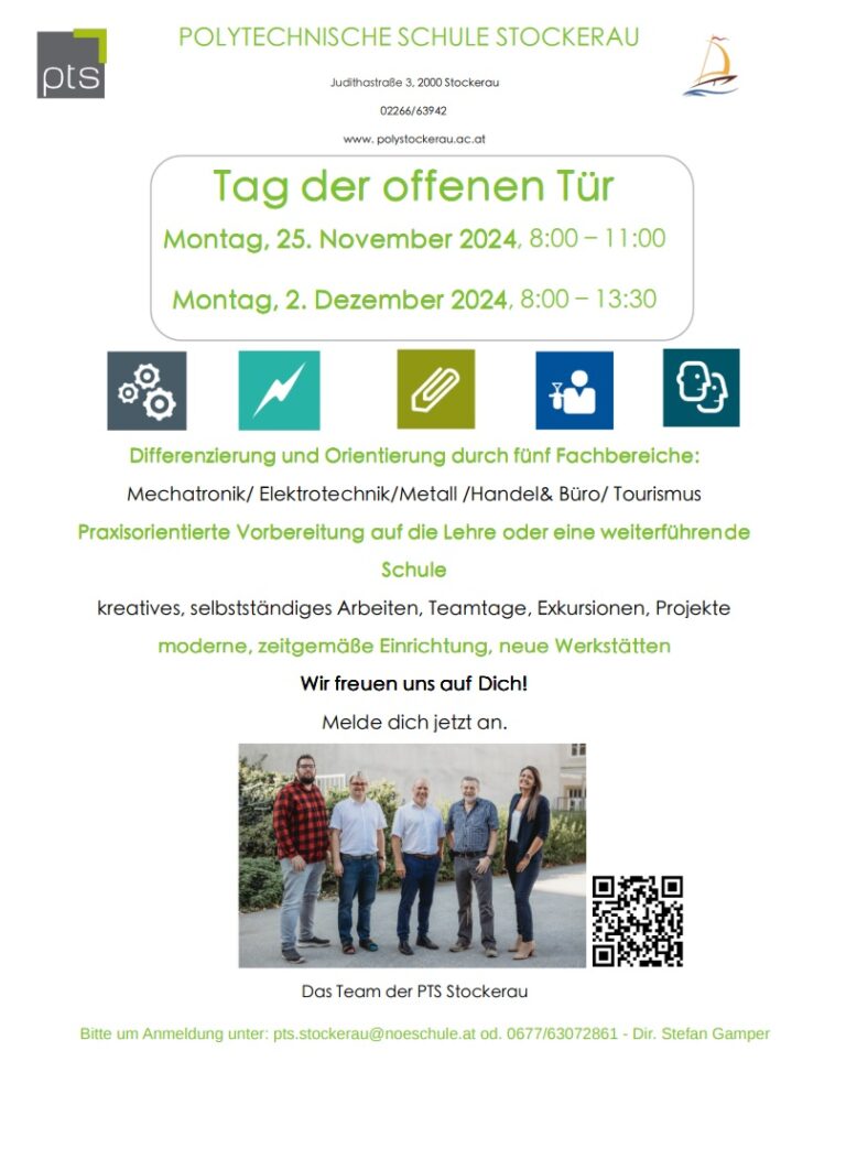 Einladung zum Tag der offenen Tür